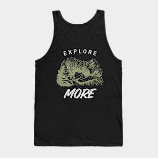 Explore More Happy Camper Camping Gift Tank Top